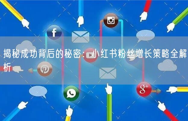 揭秘成功背后的秘密：小红书粉丝增长策略全解析