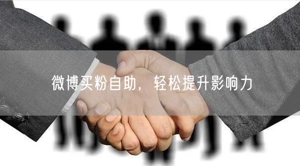 微博买粉自助，轻松提升影响力