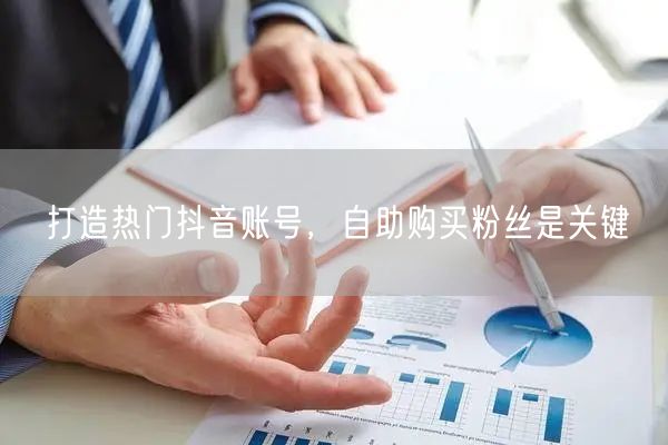 打造热门抖音账号，自助购买粉丝是关键