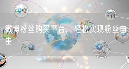 微博粉丝购买平台，轻松实现粉丝自由