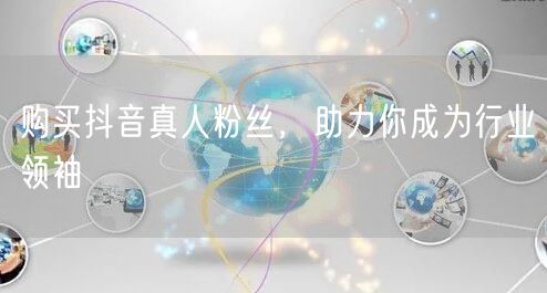购买抖音真人粉丝，助力你成为行业领袖