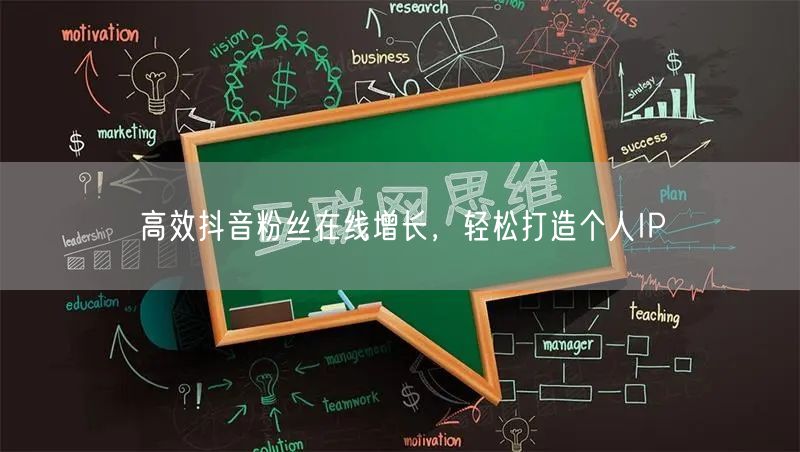 高效抖音粉丝在线增长，轻松打造个人IP