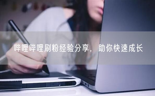 哔哩哔哩刷粉经验分享，助你快速成长
