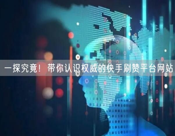 一探究竟！带你认识权威的快手刷赞平台网站