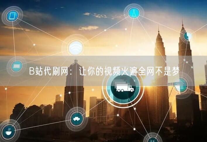B站代刷网：让你的视频火遍全网不是梦