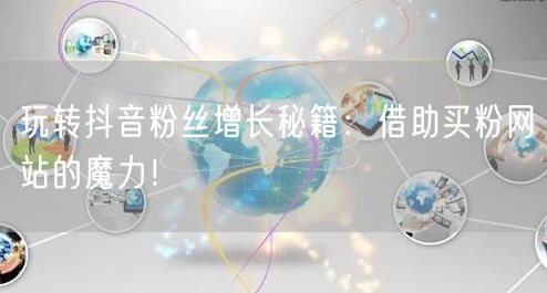 玩转抖音粉丝增长秘籍：借助买粉网站的魔力！